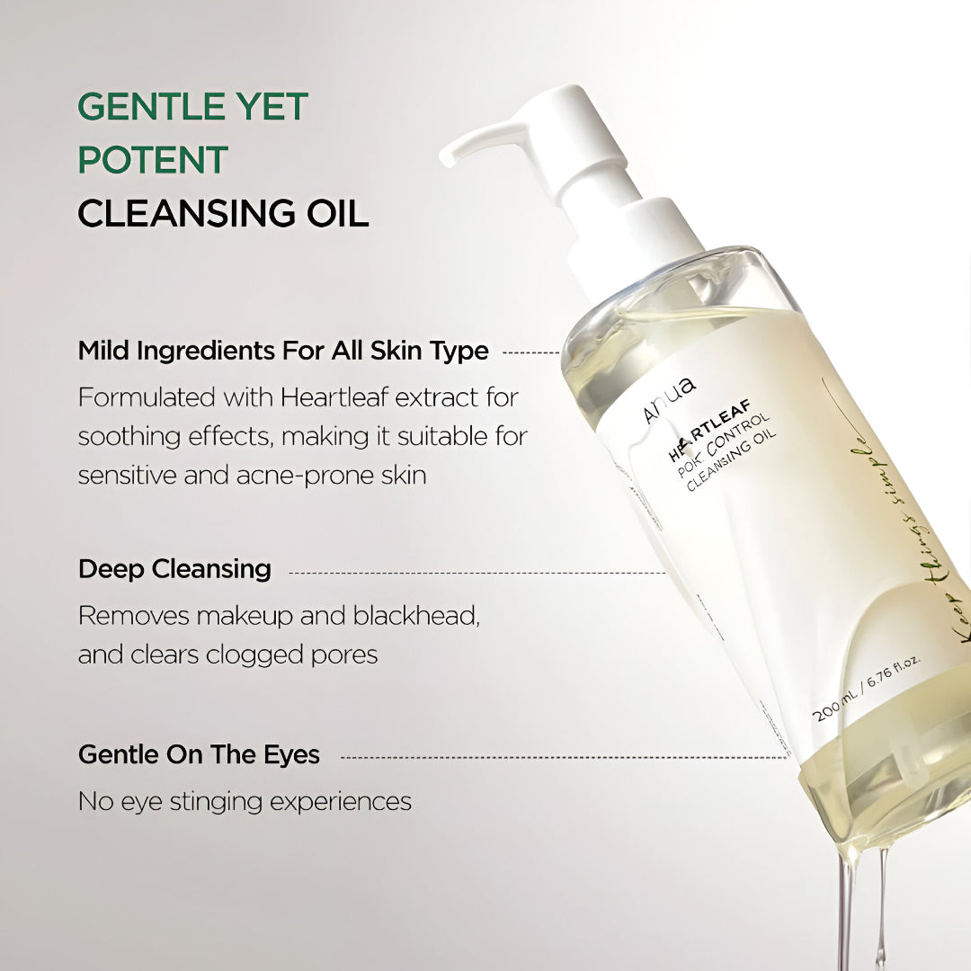 Anua Heartleaf Pore Control Cleansing Oil
