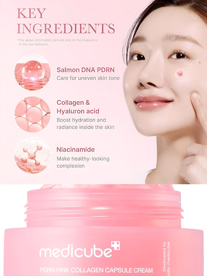 Medicube PDRN Pink Collagen Capsule Cream